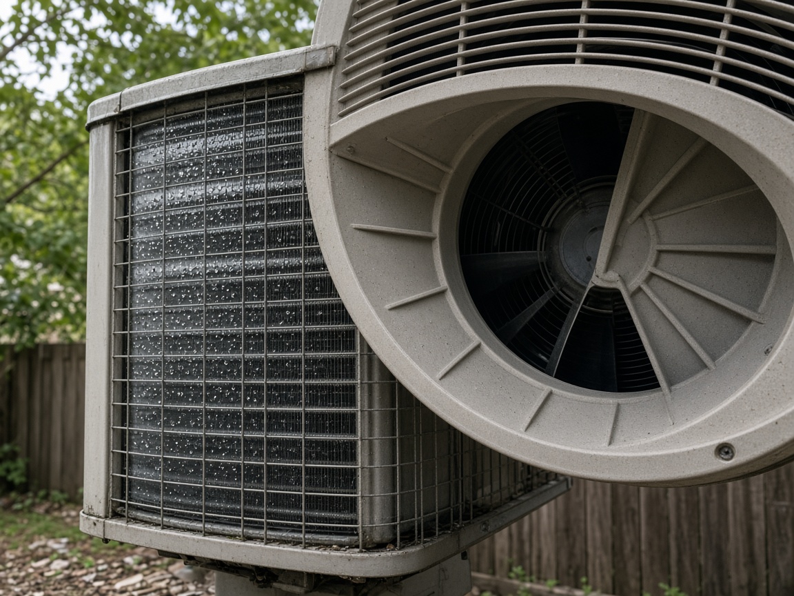 Outdoor condenser coil